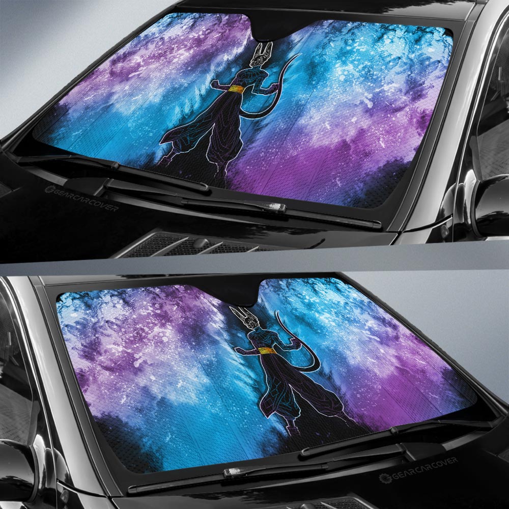 Beerus Car Sunshade Custom Anime Car Accessories