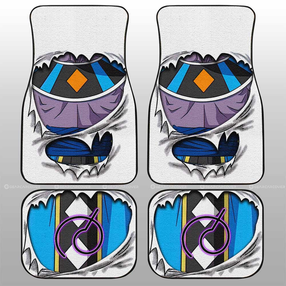 Dragon Ball Car Mats Beerus Uniform Car Floor Mats Dragon Ball AnimeFloor Mats