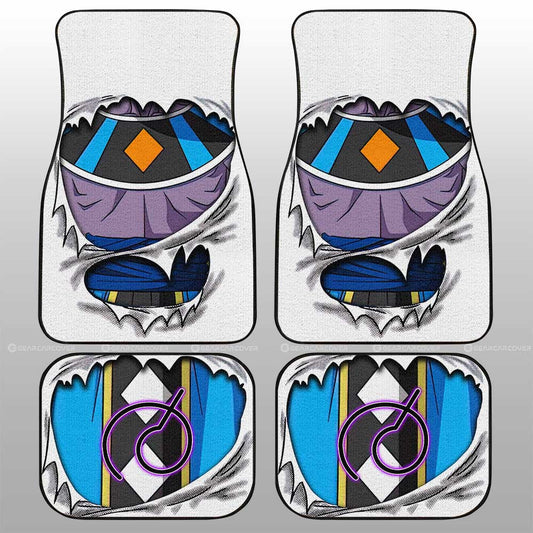 Dragon Ball Car Mats Beerus Uniform Car Floor Mats Dragon Ball AnimeFloor Mats