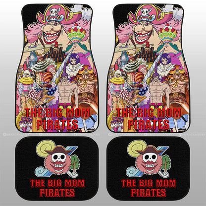 One Piece Car Mats The Big Mom Pirates Characters Graphic Car Floor Mats Colorful