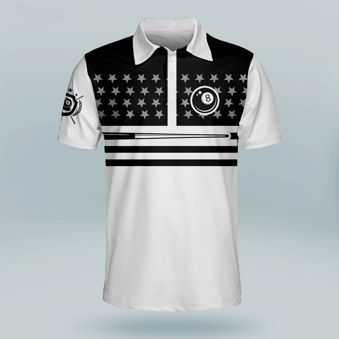Billard Polo Shirt Like A Normal Grandpa Just Cooler Billiard Boys Polo Shirts Black White