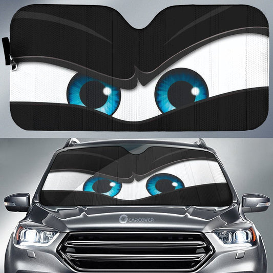 Black Angry Car Eyes Sun Shade Windshield Cars Car Accessories
