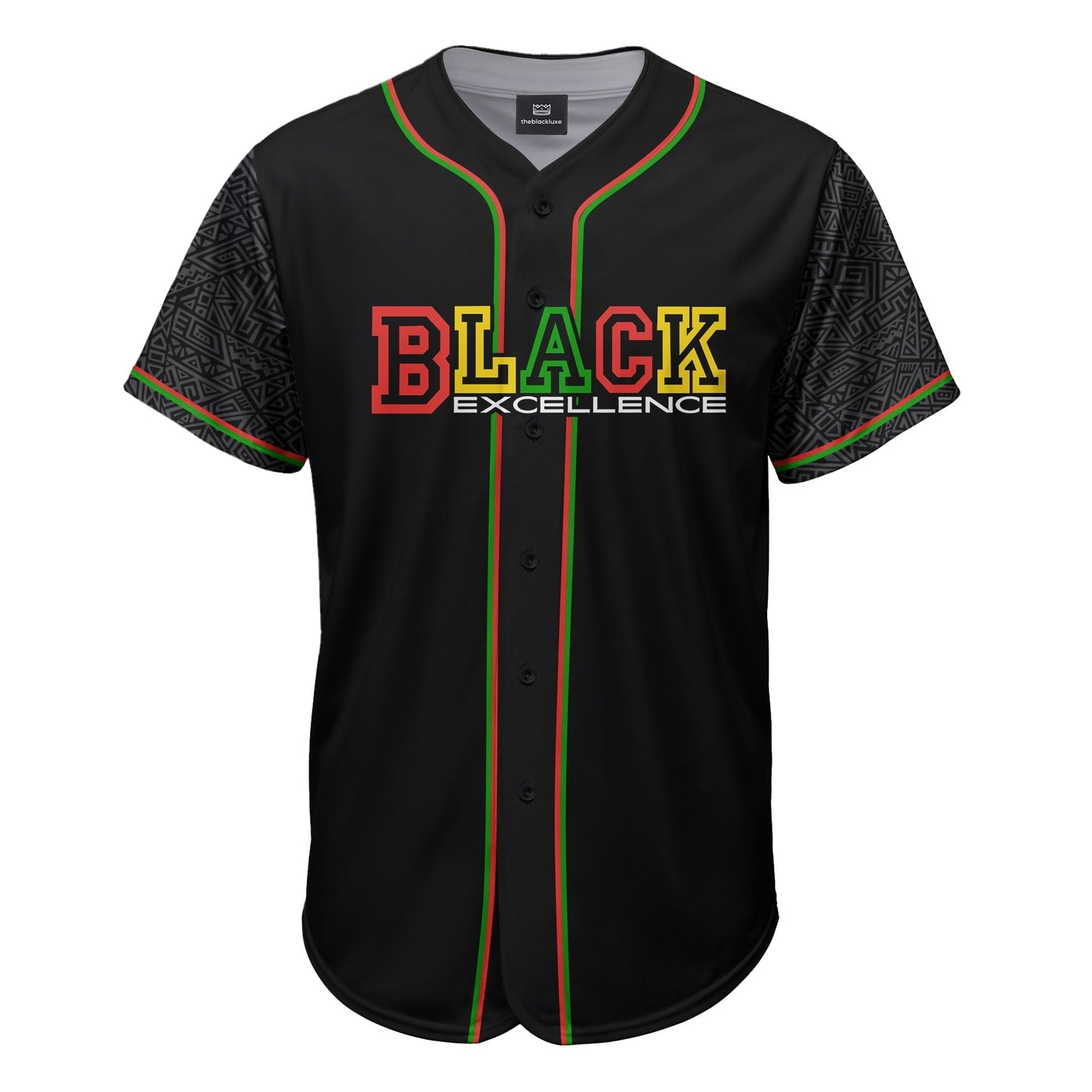 Black Excellence Today “Blackity Black” - African American Baseball Jersey - Gift for Black Dad, Grandpa, Husband