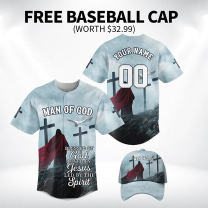 Blessed by GOD Loved by JESUS Led by the SPIRIT Baseball Jersey Bundle