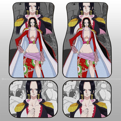 One Piece Car Mats Boa Hancock Graphic Manga Character Car Floor Mats Colorful