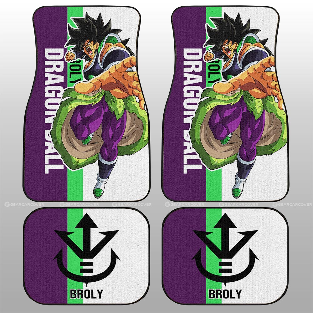 Dragon Ball Car Mats Broly Car Floor Mats Car For Fans Car Floor Mats