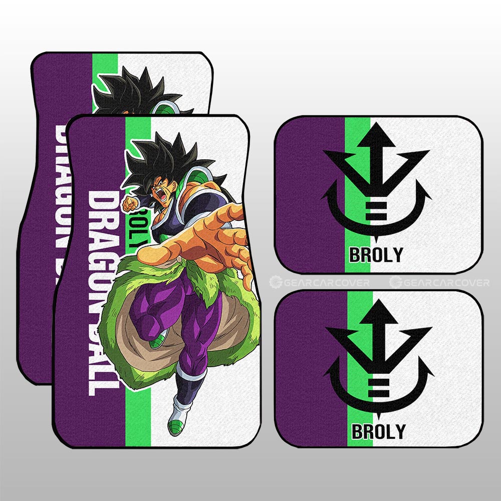 Dragon Ball Car Mats Broly Car Floor Mats Car For Fans Car Floor Mats