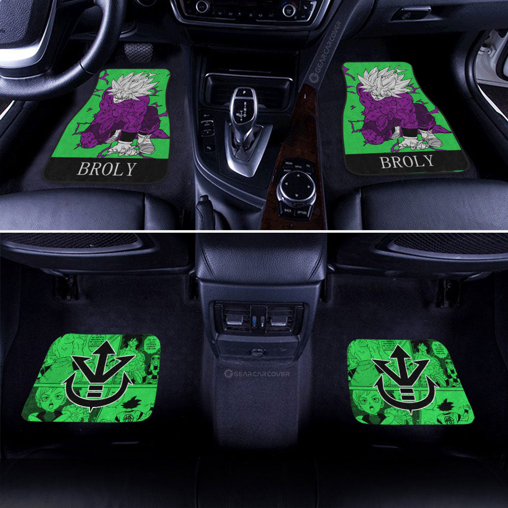 Dragon Ball Car Mats Broly Car Floor Mats For CarFloor Mats