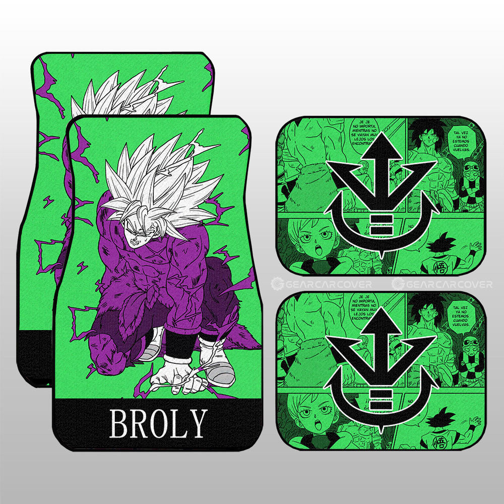 Dragon Ball Car Mats Broly Car Floor Mats For CarFloor Mats