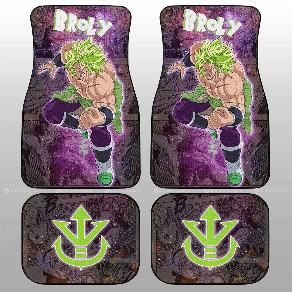 Dragon Ball Car Mats Broly Car Floor Mats Galaxy Style Car Floor Mats