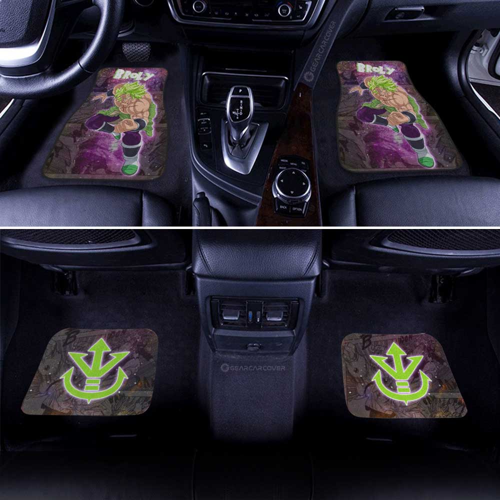 Dragon Ball Car Mats Broly Car Floor Mats Galaxy Style Car Floor Mats