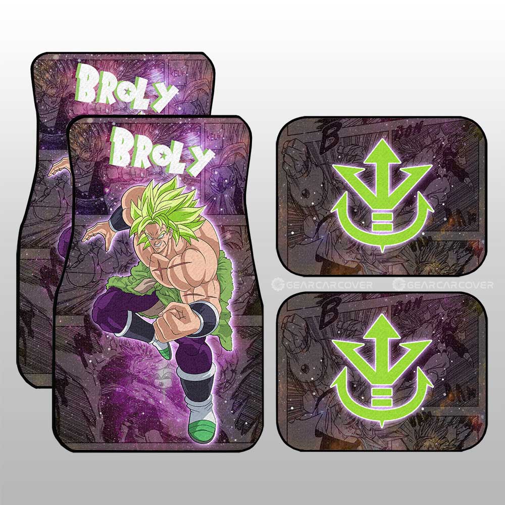 Dragon Ball Car Mats Broly Car Floor Mats Galaxy Style Car Floor Mats