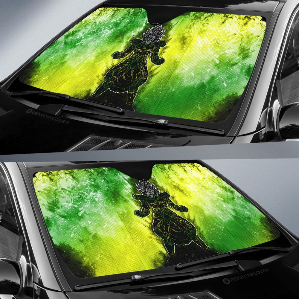 Broly Car Sunshade Custom Anime Car Accessories