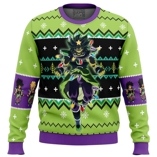 Broly Dragon Ball Z Ugly Christmas Sweater