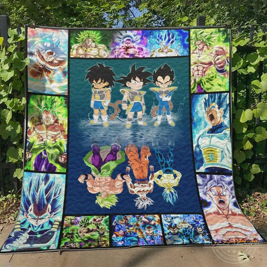 Dragon Ball Blanket Dragon Ball Broly Vegeta Songoku Blanket Colorful