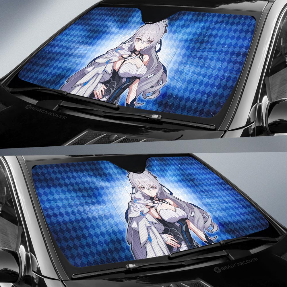 Bronya Car Sunshade Custom Honkai Star Rail Car Accessories