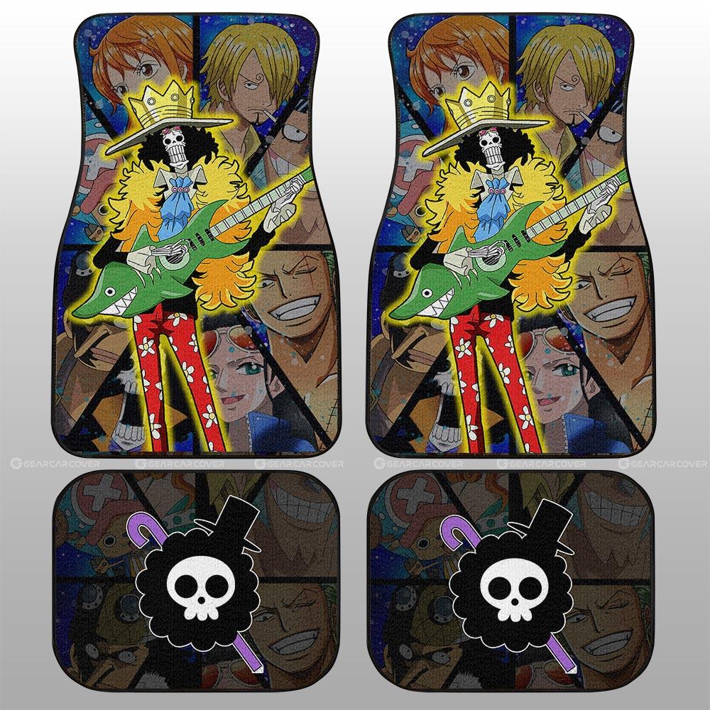 One Piece Car Mats One Piece Brook With Other Characters Pattern Car Floor Mats Colorful