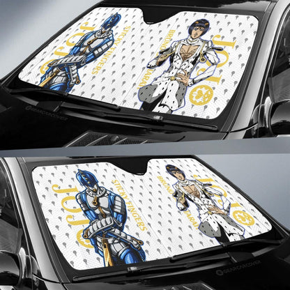 Bruno Bucciarati Car Sunshade Custom Bizarre Adventure Car Accessories