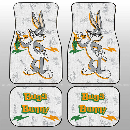 Looney Tunes Car Floor Mats Looney Tunes Bugs Bunny Character Pattern Car Mats