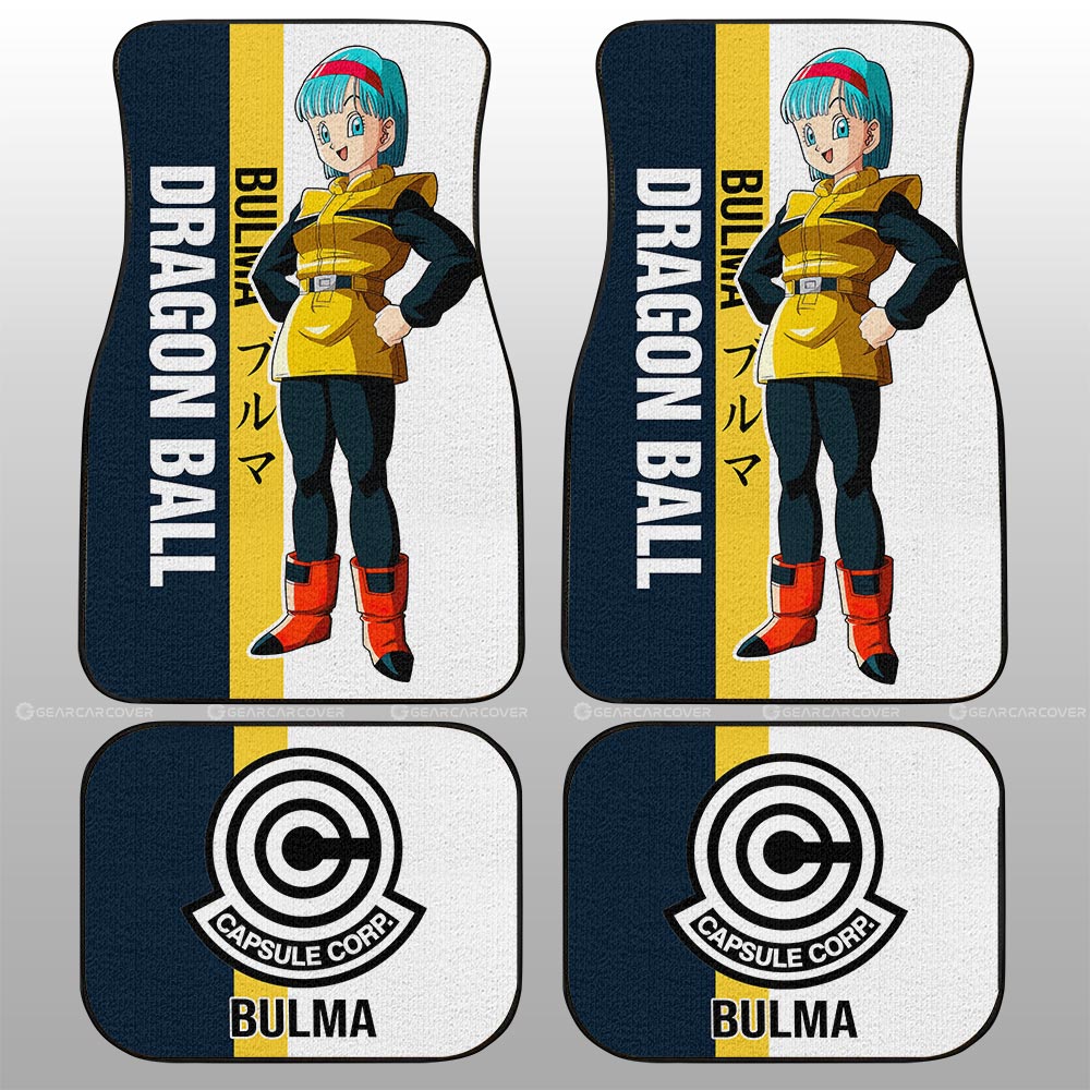 Dragon Ball Car Mats Bulma Car Floor Mats Car For Fans Car Floor Mats