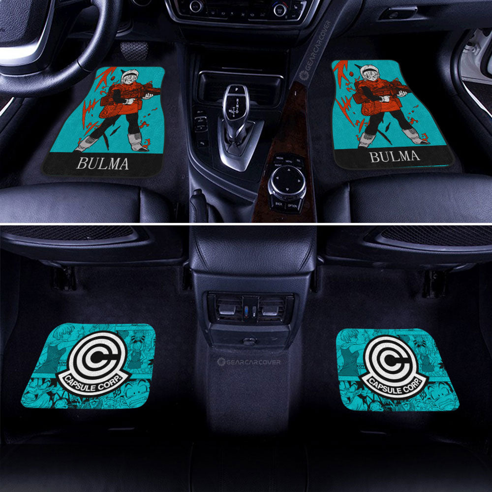 Dragon Ball Car Mats Bulma Car Floor Mats Dragon Ball Anime Manga Color Style Car Floor Mats