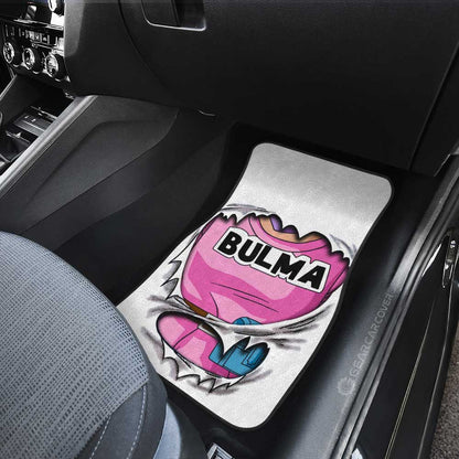 Dragon Ball Car Mats Bulma Uniform Car Floor Mats Dragon Ball AnimeFloor Mats