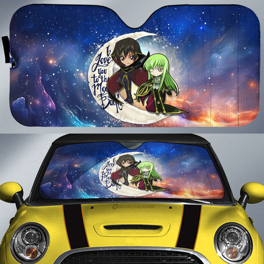 CC And Lelouch Car Sunshade Custom Car Accessories