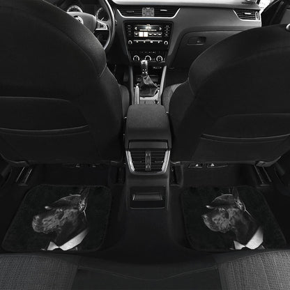 Dog Car Floor Mat Cool Cane Corso Dog In Suit Graphic Car Mats