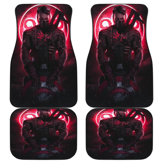 MV Car Floor Mats MV Captain America Hail Hydra Car Mats