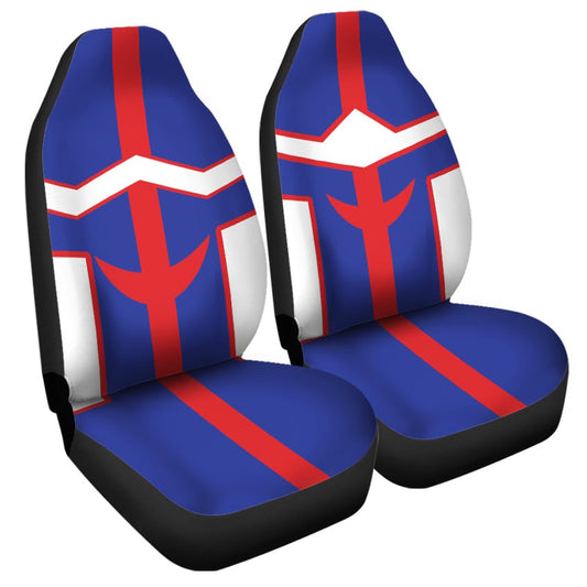 My Hero Academia Car Seat Covers My Hero Academia All Might Suit Seat Covers White Blue