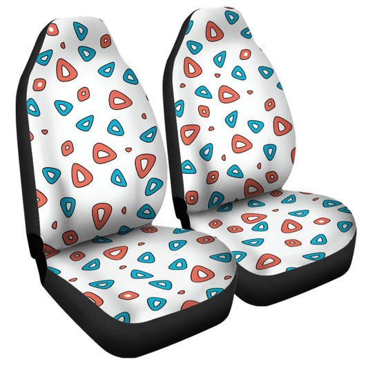 PKM Car Seat Covers Fairy Type Togepi PKM Pattern Seat Covers White