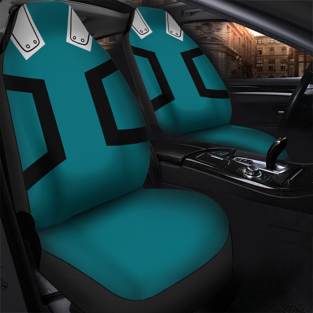 My Hero Academia Car Seat Covers My Hero Academia Deku Suit Seat Covers Green