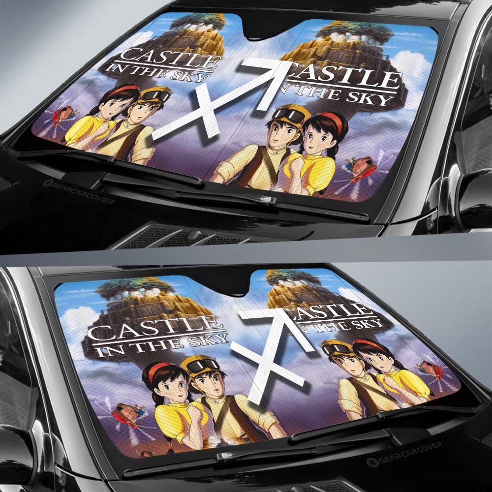 Castle In The Sky Car Sunshade Custom Car Accessories