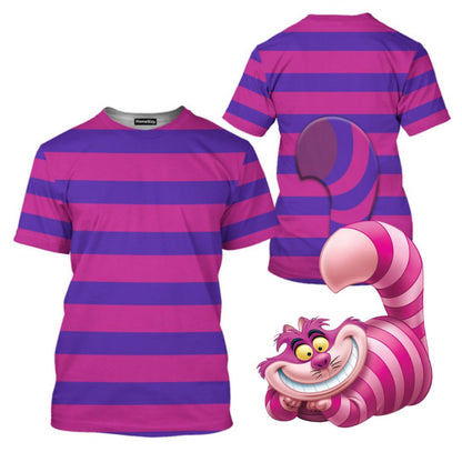 Cheshire Cat Alice in Wonderland Disney Costume -  3D TShirt