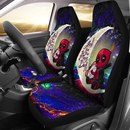 DP Car Seat Covers DP With Unicorn Love To The Moon Seat Covers Colorful