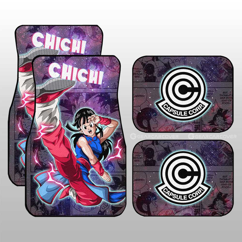 Dragon Ball Car Mats Chichi Car Floor Mats Galaxy Style Dragon Ball Anime Car Floor Mats