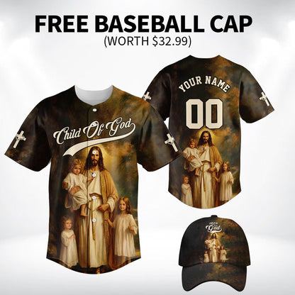 Child of God – Divine Embrace Baseball Jersey Bundle