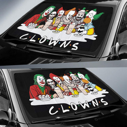 Clowns Mashup Car Sunshade Custom Car Accessories