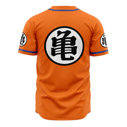 Dragon Ball Baseball Jersey Master Roshi Dragon Ball Jersey Shirt Orange Unisex Adult New Release