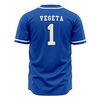 Dragon Ball Baseball Jersey Vegeta Universe 6 Dragon Ball Jersey Shirt Blue Unisex Adult New Release