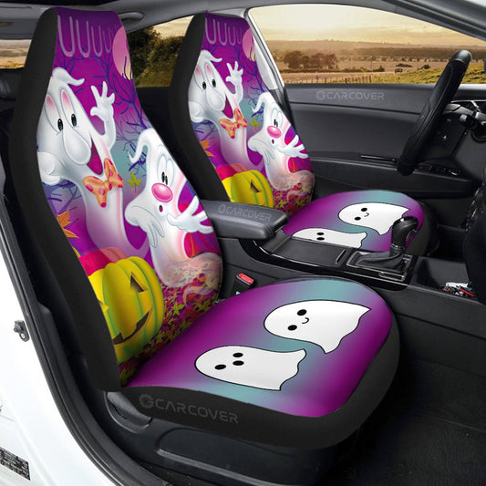Halloween Car Seat Covers Cute Halloween Ghosts Pattern Seat Covers Colorful