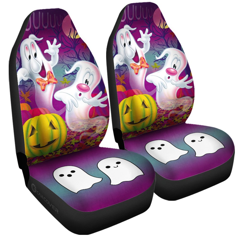 Halloween Car Seat Covers Cute Halloween Ghosts Pattern Seat Covers Colorful