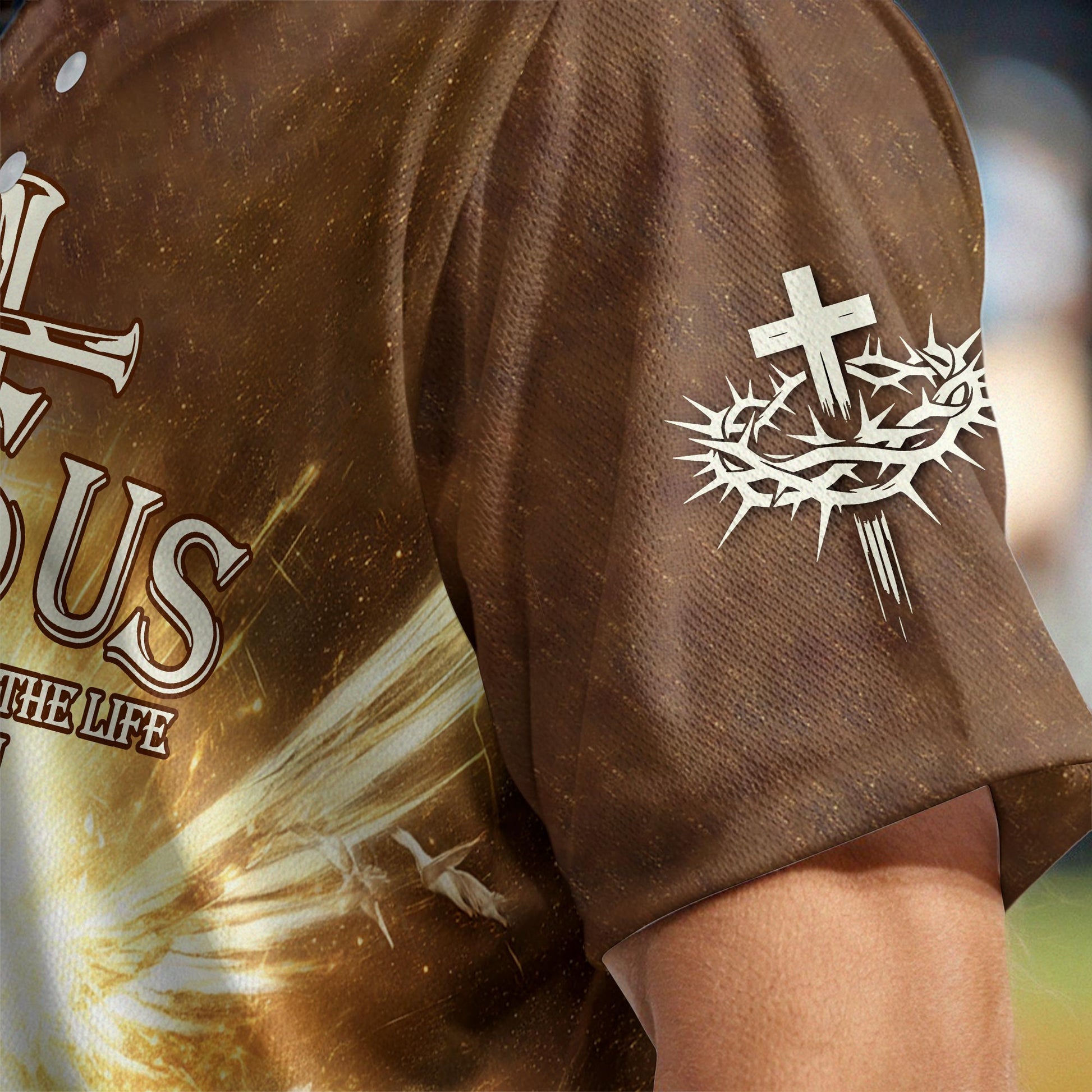 Jesus The Way, The Truth, The Life Baseball Jersey Bundle