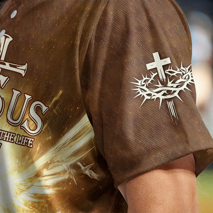 Jesus The Way, The Truth, The Life Baseball Jersey Bundle