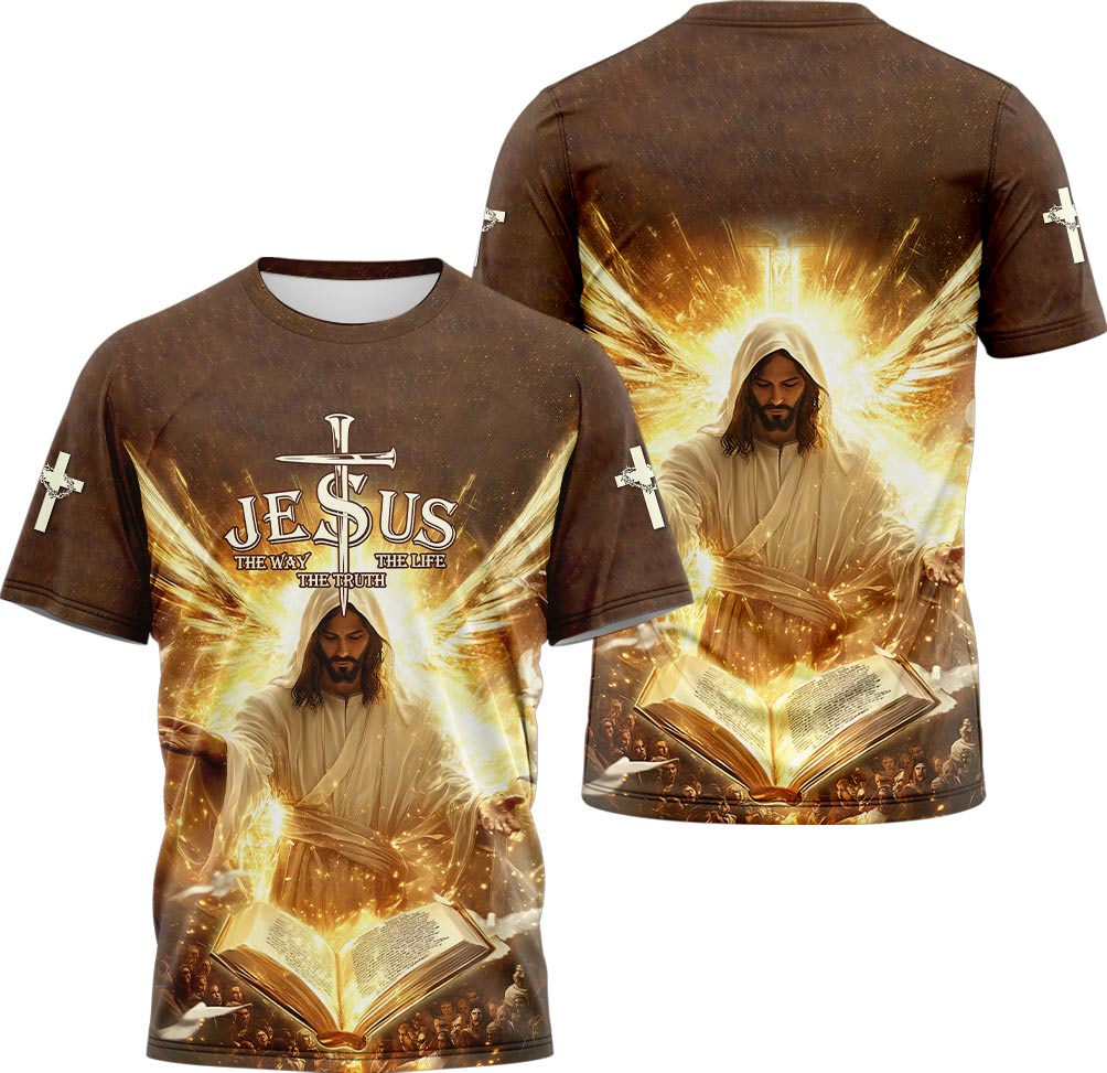 Jesus The Way, The Truth, The Life 3D TShirt