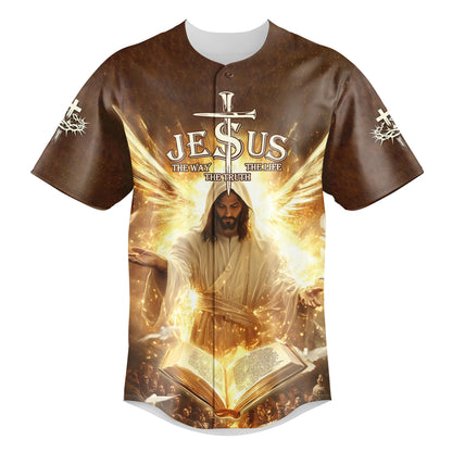 Jesus The Way, The Truth, The Life Baseball Jersey Bundle