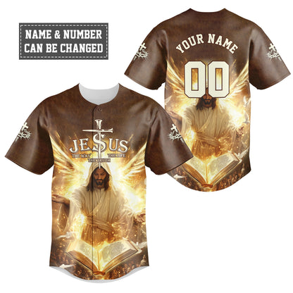 Jesus The Way, The Truth, The Life Baseball Jersey Bundle