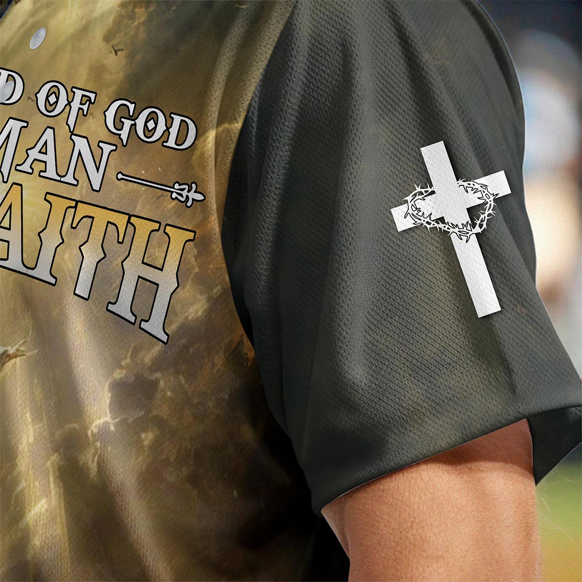 A Child Of God A Man Of Faith A Warrior Of Christ Baseball Jersey Bundle