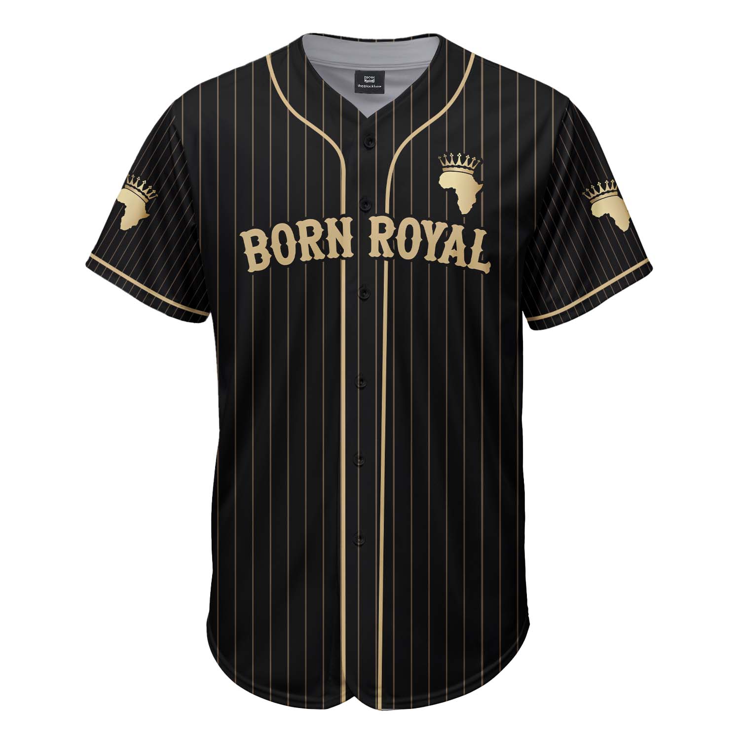 Born Royal - African American Baseball Jersey - Gift for Black Dad, Grandpa, Husband
