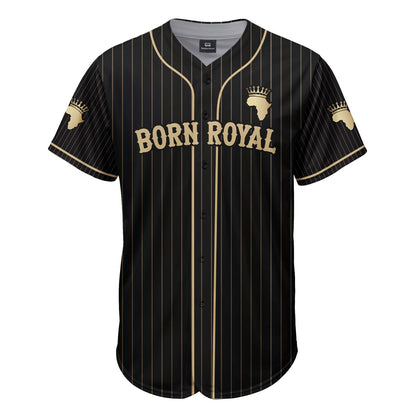 Born Royal - African American Baseball Jersey - Gift for Black Dad, Grandpa, Husband
